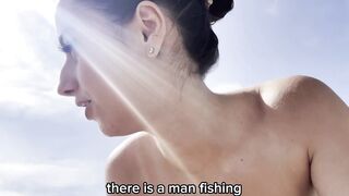 Il emmene sa copine francaise a la plage pour la baiser