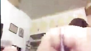 BBW Asian Liza Masturbates on Skype