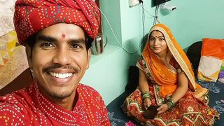 Indian Rajsthani New Merried Lovely Couple Selfi Romantic Outdoor By -Snapchat143