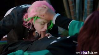 Innocent Mitsuri Receives A Tremendous Anal From Tanjiro