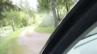 Allmän avsugning i Hedemora, Sverige med en ansiktsändning