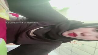 Hijab Cantik Gemoy Spill Toket Gede