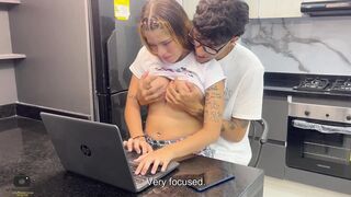 I Help My Stepsister with Her Chores, and She Pays Me Back with a Nice Fuck.