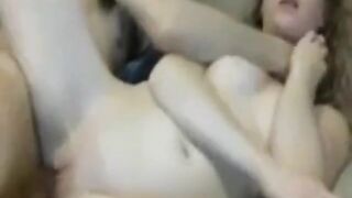 Cute Blonde in Glasses Takes it Anal