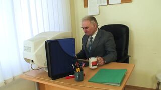 Next door teen gets fucked by an older couple