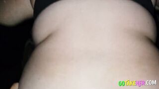 BBW with a Big Ass Rides Dick on a Muddy ATV Outdoors