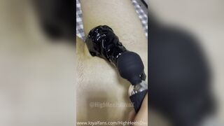 Goddess Maisha - Cumshot While His Cock Is Duct Taped