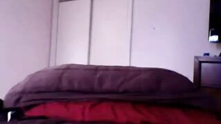 Busty Black Babe Plays with Herself on Webcam