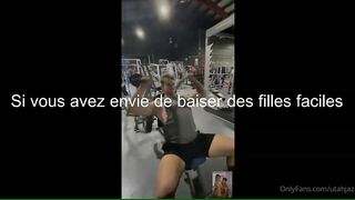 Il baise une blonde qu'il vient de rencontrer a la salle de sport