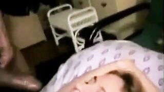 Bondage Girl Deepthroats BBC on Webcam