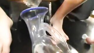 Japanese Blonde with Milky Nipples