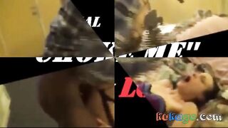 Rough Interracial Amateur Sex: Choke Me!