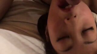 Japanese Amateur Babe Loves Deep Throat and Being on Top