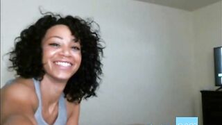 Black Amateur Webcam Close-Up Pt.2