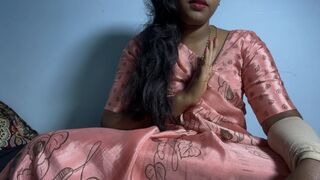 Chithi role play, tamil ponnu nude dirty talk show