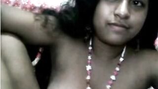 Ebony Indian Babe On Webcam