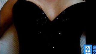 German Amateur POV Cumshot in Stockings