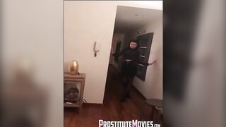 Dubai elite girl bareback in the kitchen