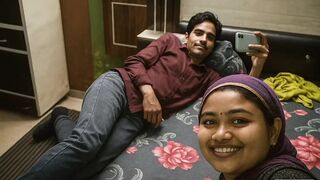 Pakisthani Village Stepsister savita Hot Romantic With bed kiss By -Snapchat143