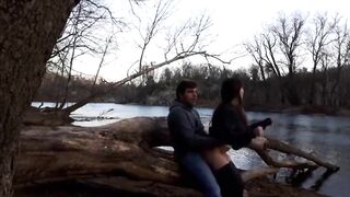 Outdoor Sex with my 18yo Amateur Girlfriend