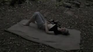Hot MILF Blowjob and Doggy-Style in the Woods