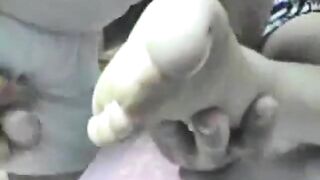 Egyptian Girl's Hot Milk Footjob