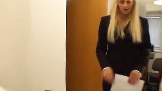 Heißes Deutschblondes Blowjob -Interview