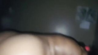 Big Booty Black Cowgirl Rides at Home