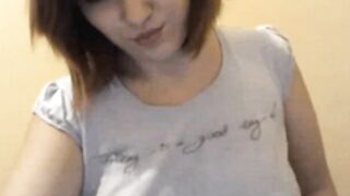 Italian-Romanian Blonde on Webcam