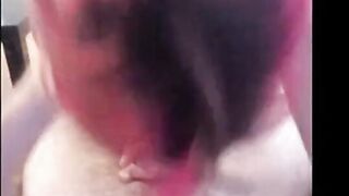 Svensk amatör ger POV -avsugning till en svart kuk