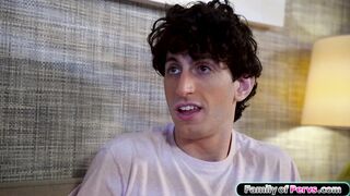 I wont say a thing if I can touch your big tits stepsister