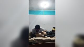 My classmate convinces me to do it in my high school uniform part 1