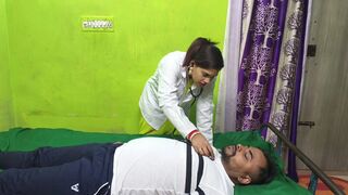 Hot indian ladies doctor fucked by her patient when she is tritment her clinic