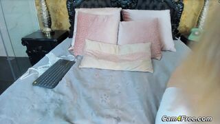 Hot Blonde Babe Turning Up the Heat