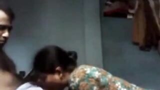 Big-Titted Indian House Owner Sucks Tenant's Cock