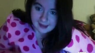 BBW with Big Tits Spreads Her Ass on Webcam