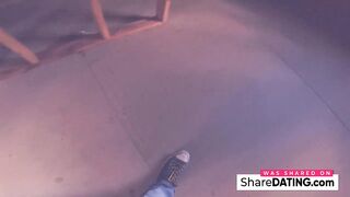 Public BJ in Hardware Store - Facial Finish!