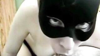 Deep-Throating Brunette Amateur's Blowjob Video