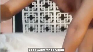 Big Black Amateur Ass on Webcam