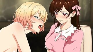 Our Housemaid’s Couldn't Resist Whatching Us and She Joined To A Hot Threesome - Animation Sex