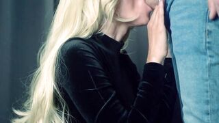 Blonde MILF Loves Facial After Blowjob