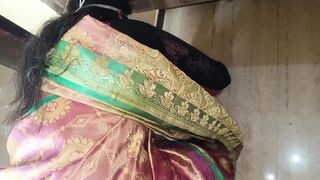 Married women Hot sex while cooking in kitchen