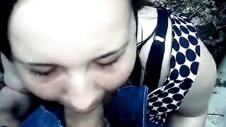 Russian Girl Cheats with a Blowjob and Doggy Style