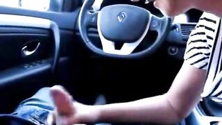 French Amateur Couple's Outdoor Adventure