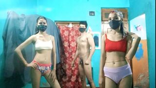 Indian School Friends Threesome Xxxx, desi village school friend threesome GF BF OYO Xxxx hardcore