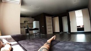 Big-Titted Babe Enjoys Gentle Sex After a Shower