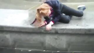 Palina Rojinskis große natürliche deutsche Brüste