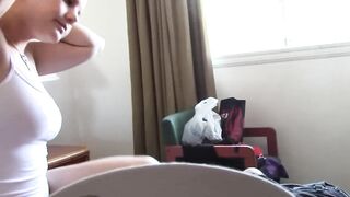 Big Dick Blowjob and Facial with a Blonde Amateur