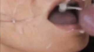 Cum-Swallowing Facials POV Style