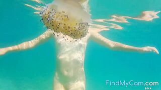 Naked Underwater Adventure with Friends